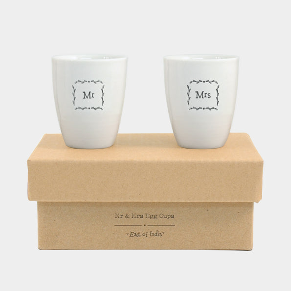 Egg cup set-Mr & Mrs