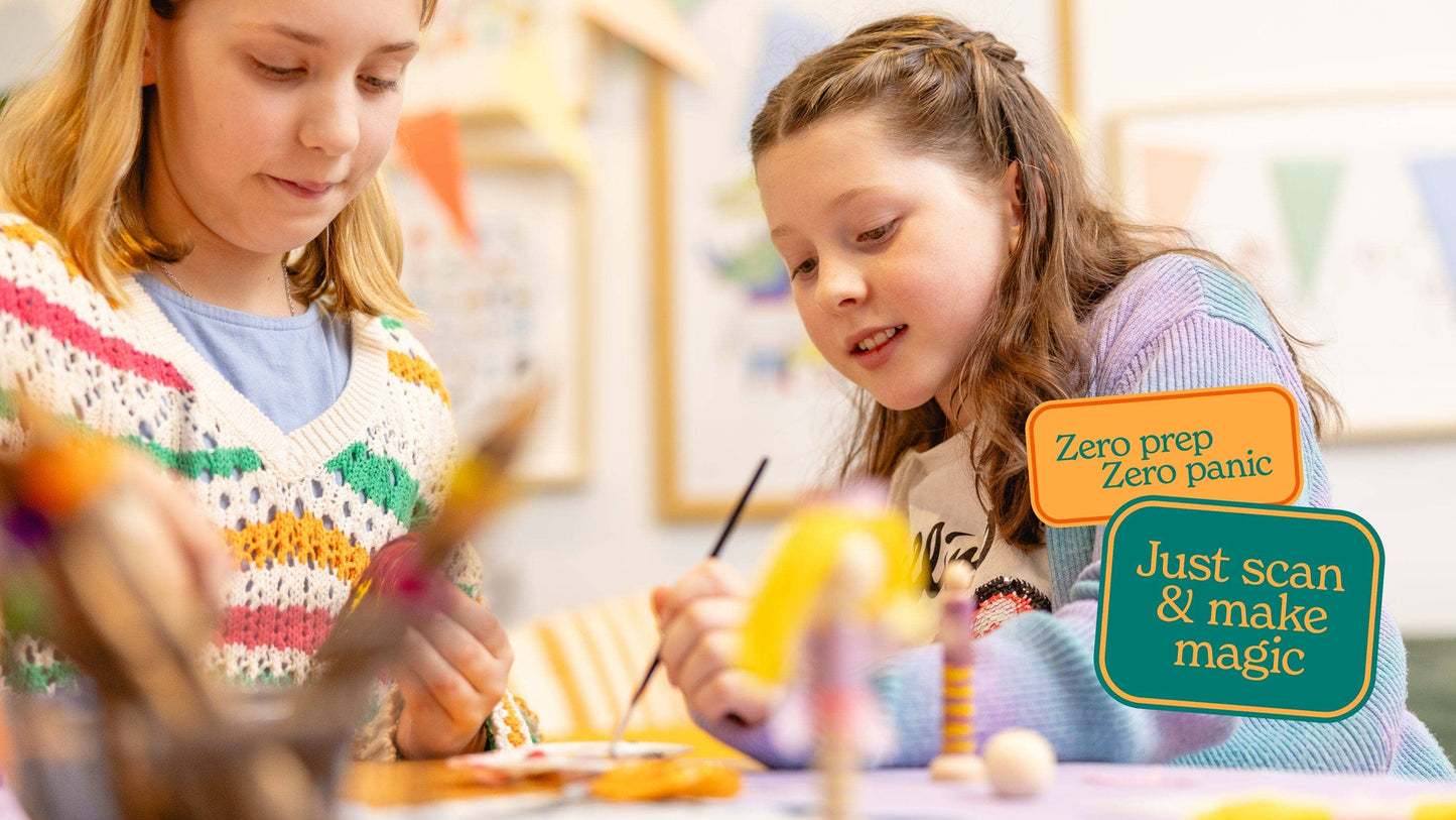 Create Your Own Pirate Wooden Peg Doll Kit
