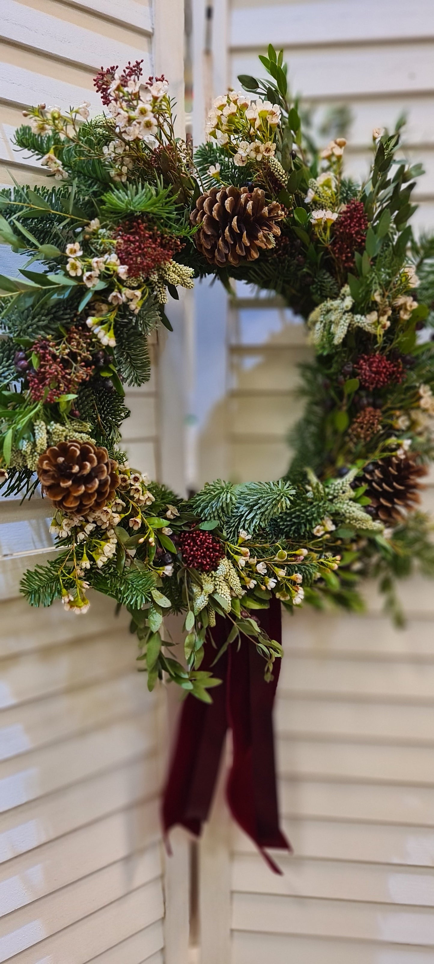 Wreath Making Workshop Monday 24.11.25 6-8pm *DEPOSIT ONLY* Please read description.