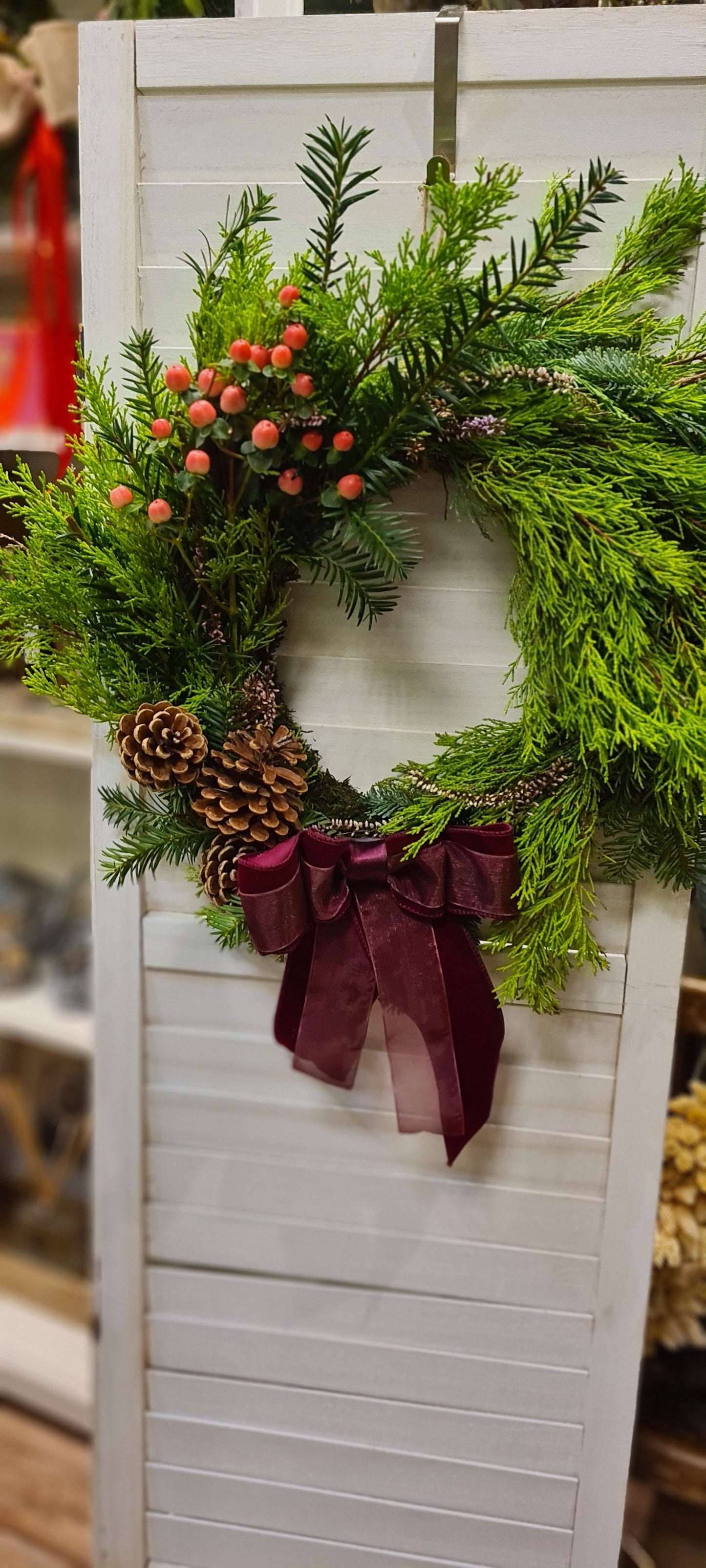 Wreath Making Workshop Monday 24.11.25 6-8pm *DEPOSIT ONLY* Please read description.
