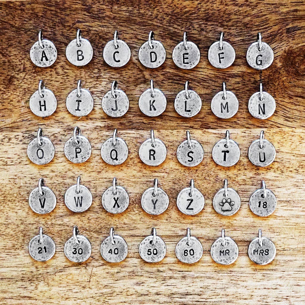 Number Disc Keyring Charm: 16