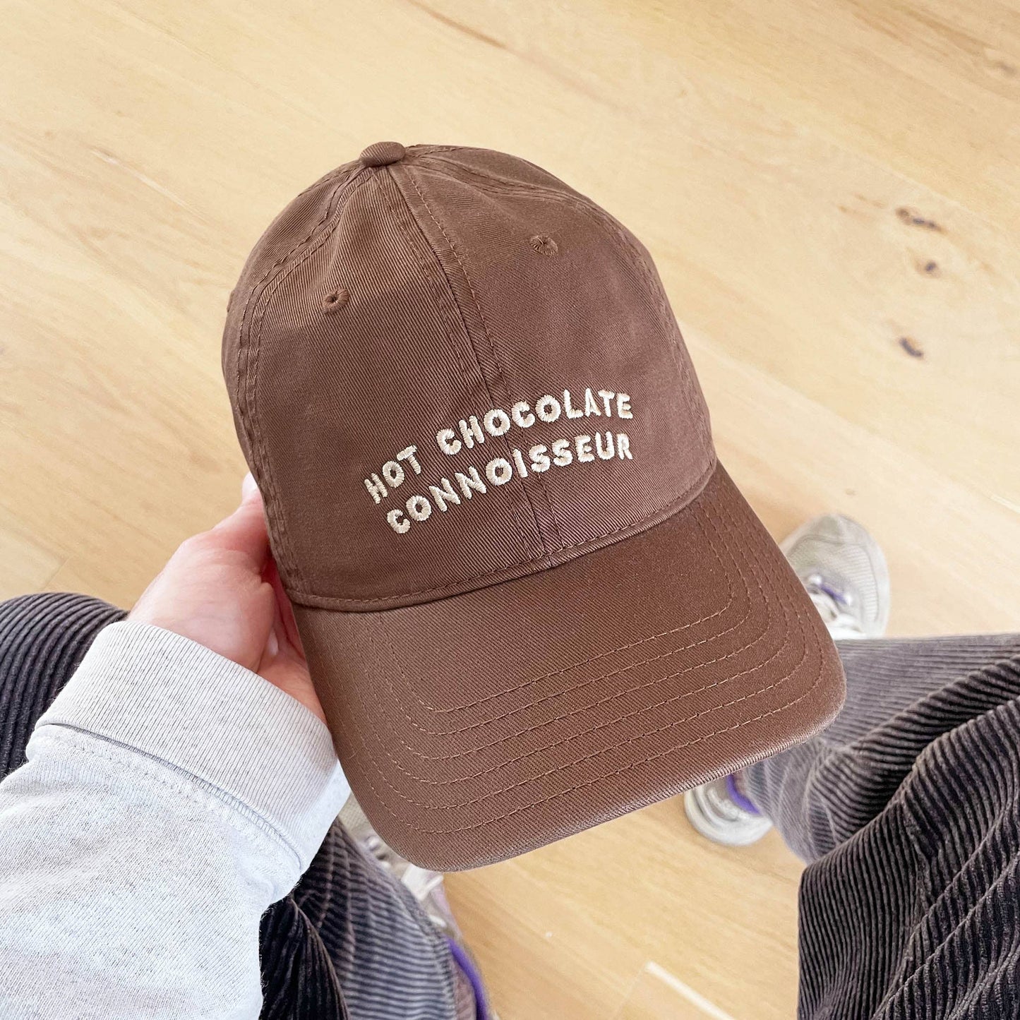 Hot Chocolate Connoisseur - Cotton Baseball Cap