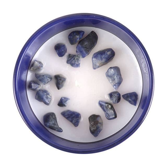 Taurus Amber & Vanilla Zodiac Crystal Candle