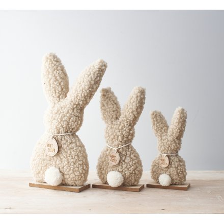 SHERPA EASTER BUNNY, 32cm LARGE