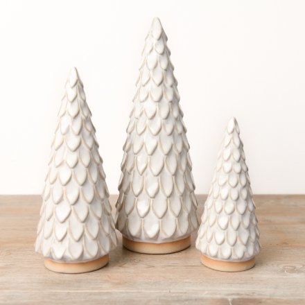 Scalloped Ceramic Tree - Small