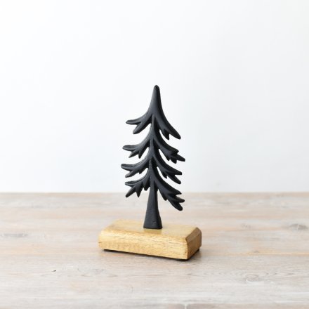 Black Tree on Base, 18cm