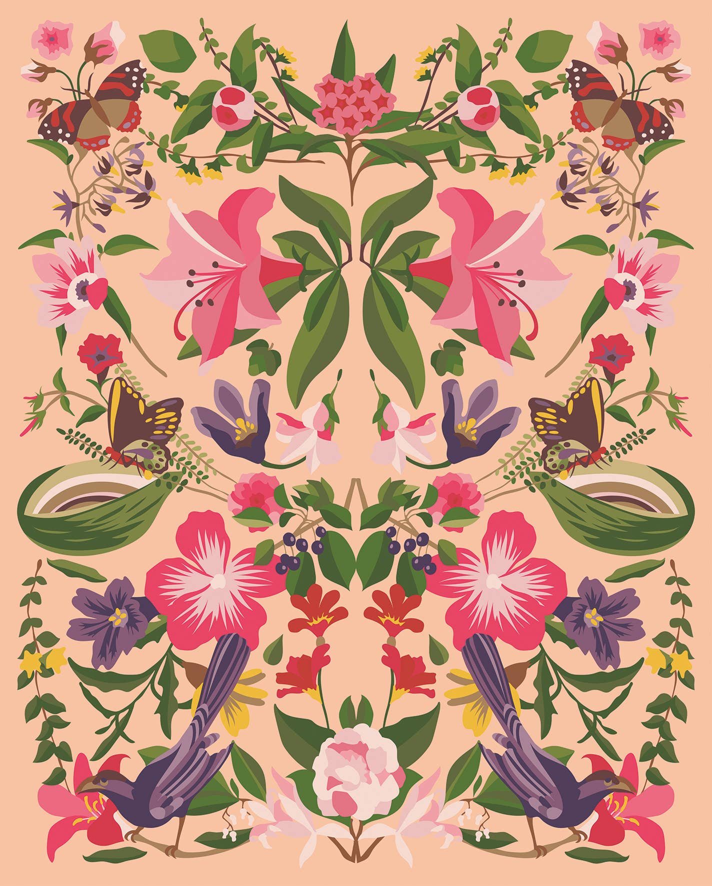 RHS Paint By Numbers Hanging Kit, 400 x 500 mm - Kaleidoscope
