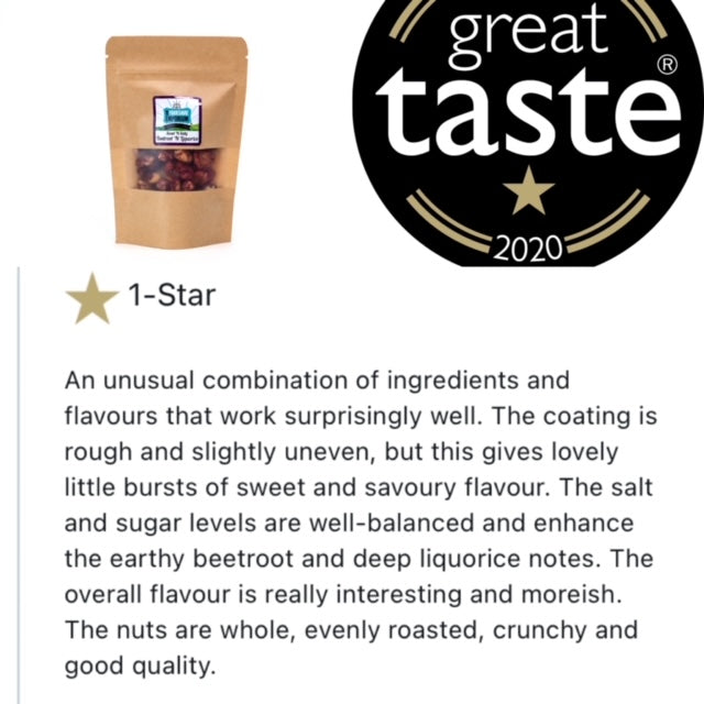 New Yorkshire Emporium – Sweet ‘N Salty Beetroot ‘N Liquorice Nuts – 60g