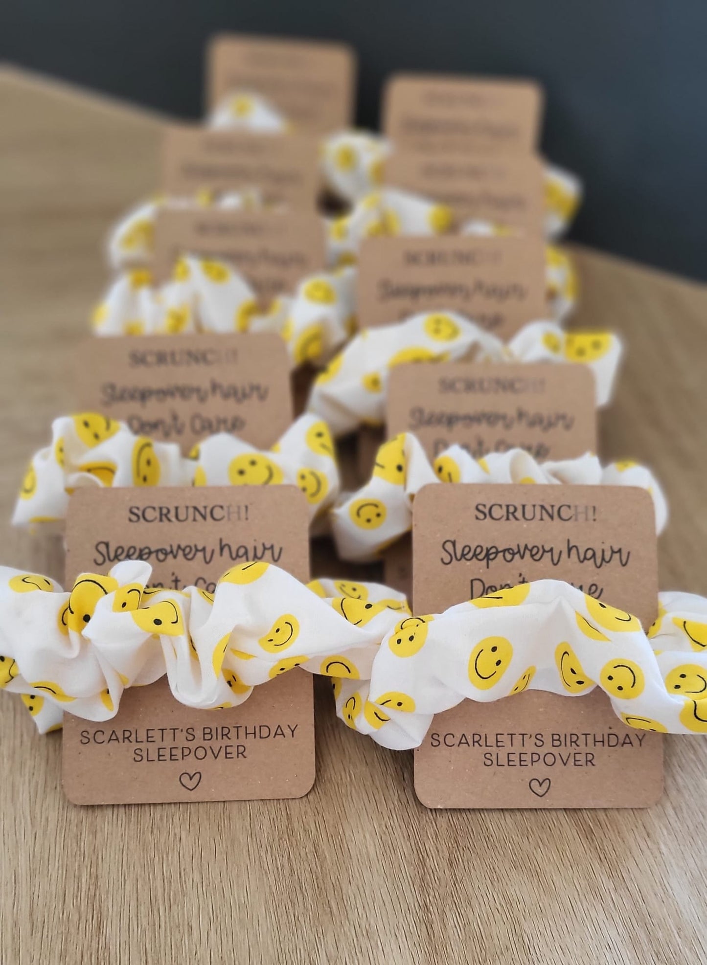 SCRUNCH! Sleepover Party Scrunchies
