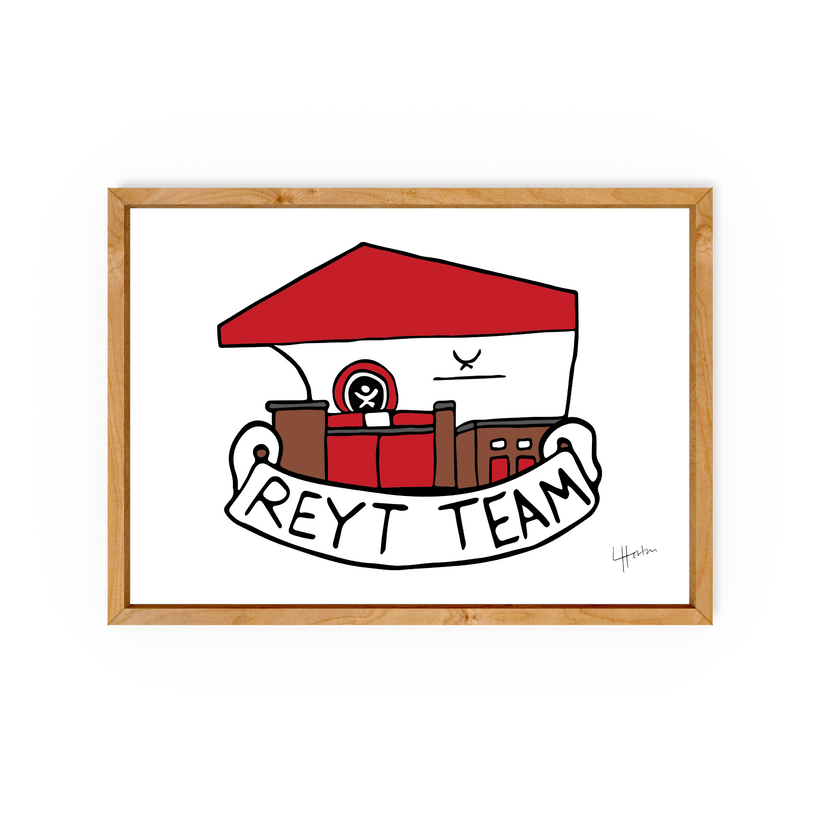 Copy of SWFC Reyt Team - Sheffield Wednesday Art Print - Luke Horton