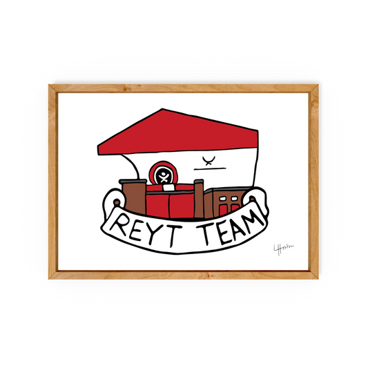 Copy of SWFC Reyt Team - Sheffield Wednesday Art Print - Luke Horton