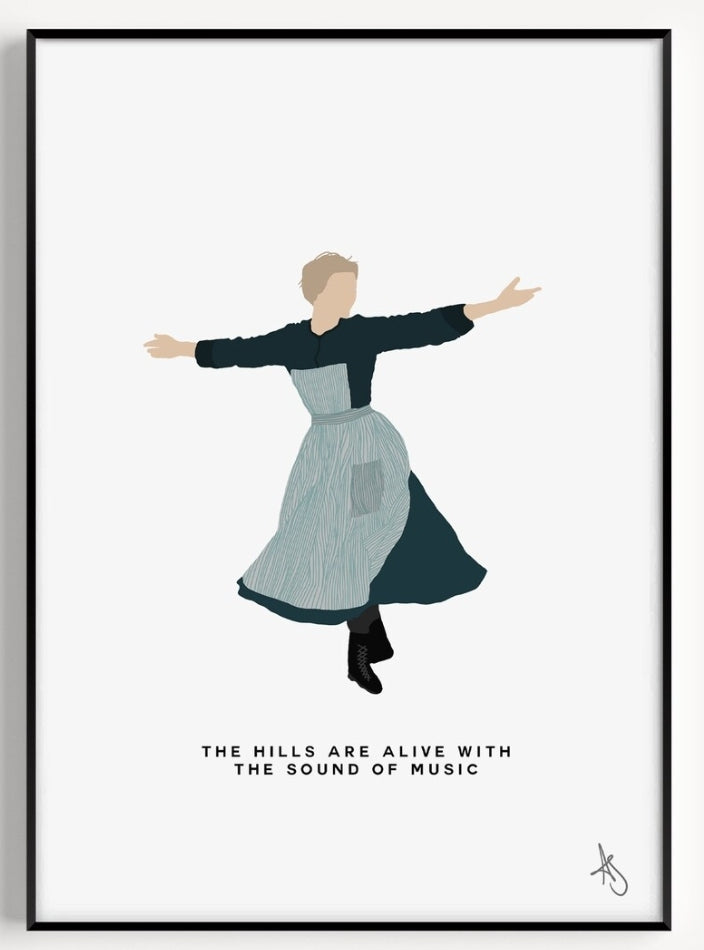 Print Clique A4 The Sound Of Music Inspired Print
