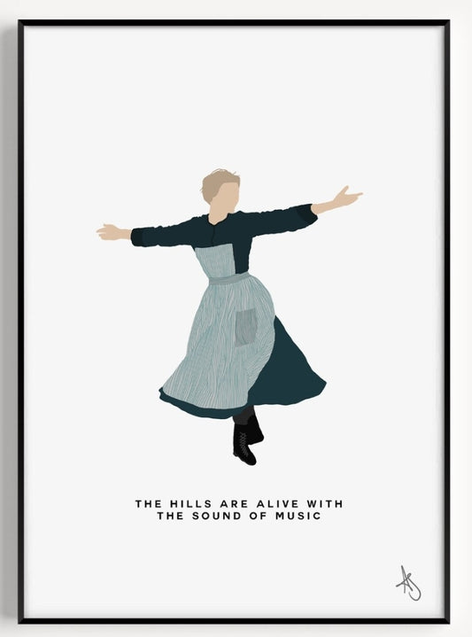 Print Clique A4 The Sound Of Music Inspired Print