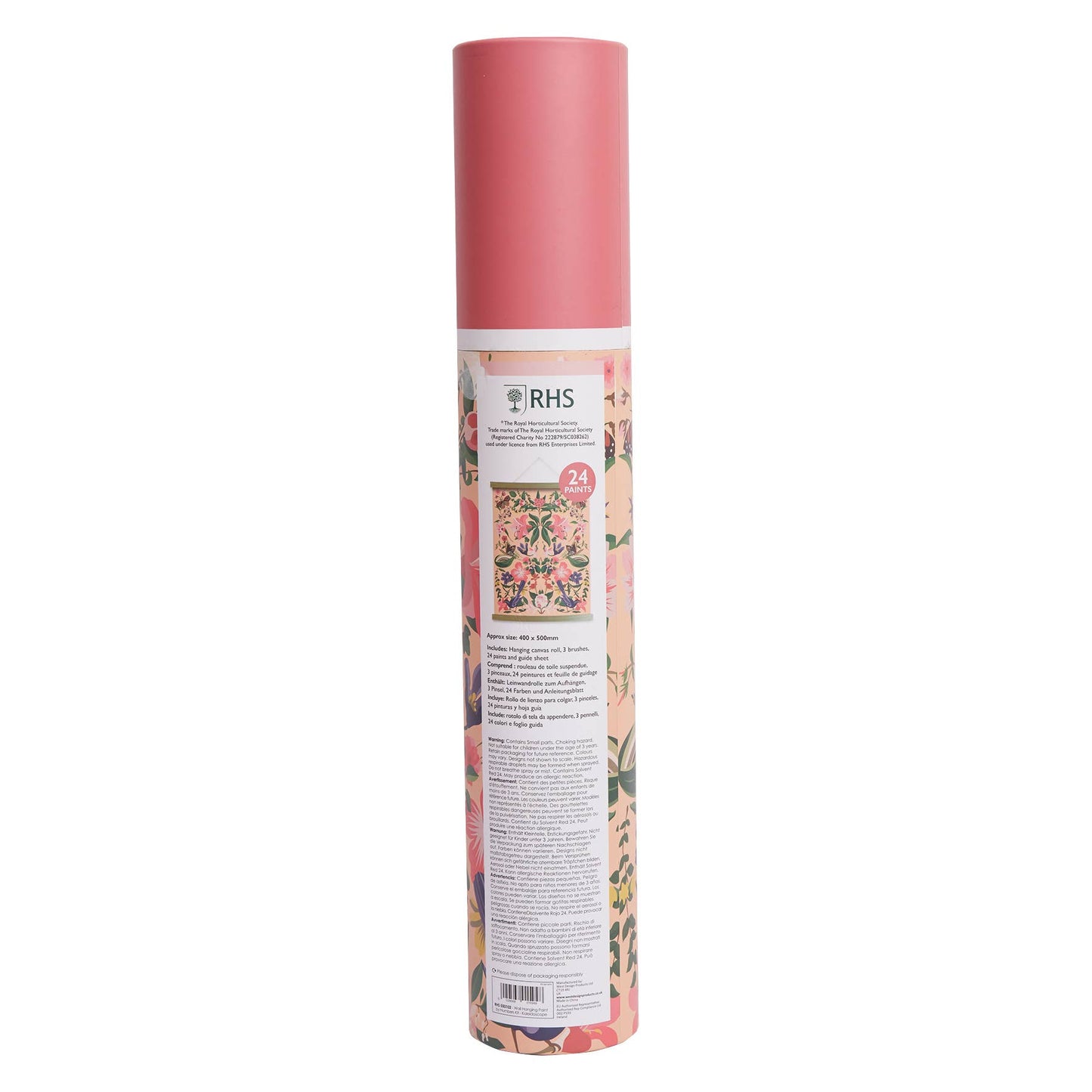RHS Paint By Numbers Hanging Kit, 400 x 500 mm - Kaleidoscope