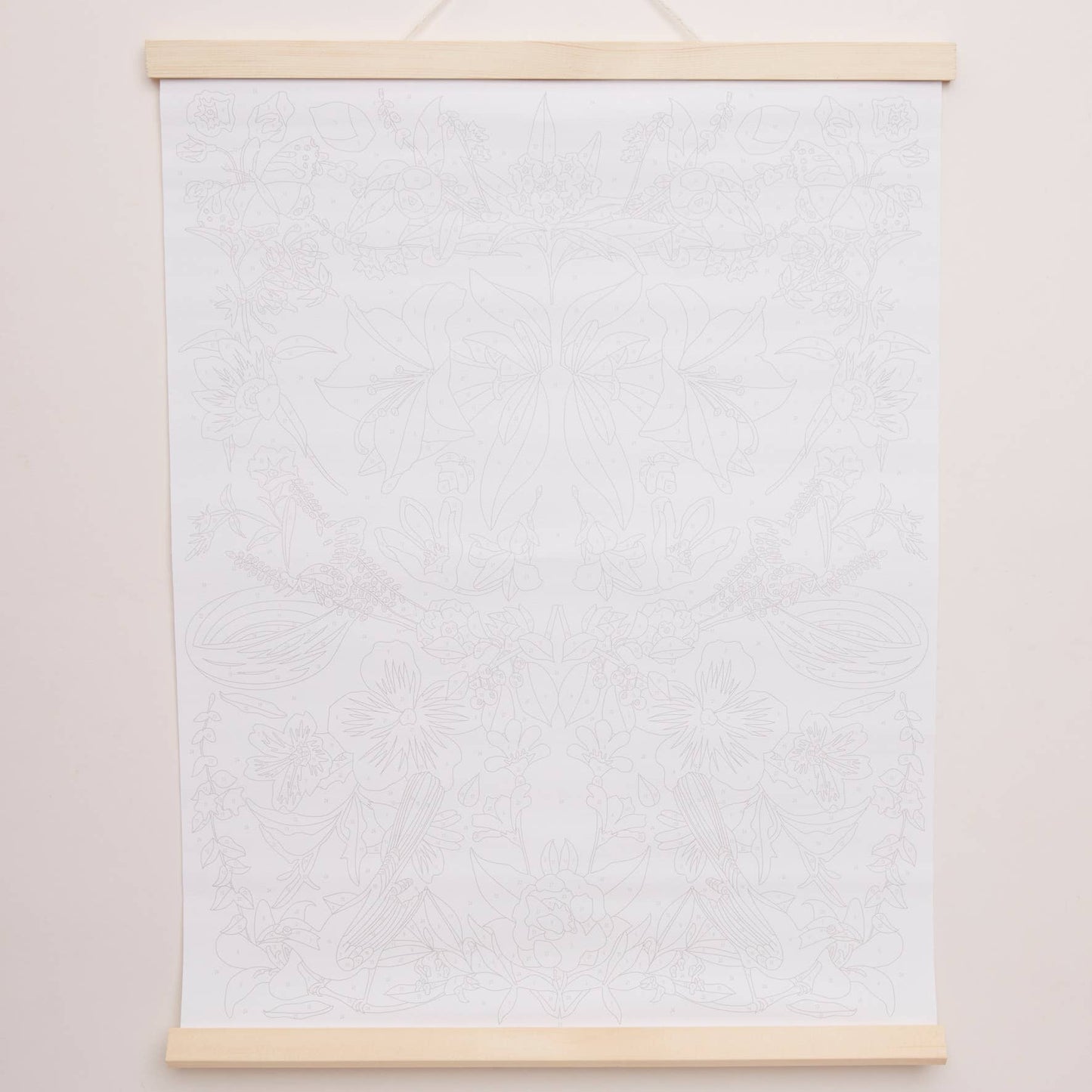 RHS Paint By Numbers Hanging Kit, 400 x 500 mm - Kaleidoscope