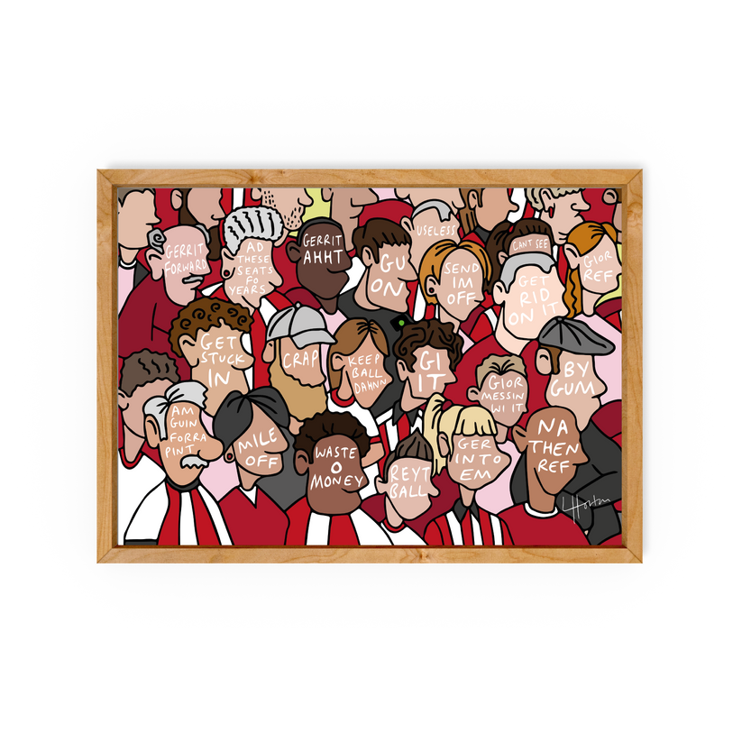 Blades - Best Fans Int World - Sheffield United Art Print - Luke Horton