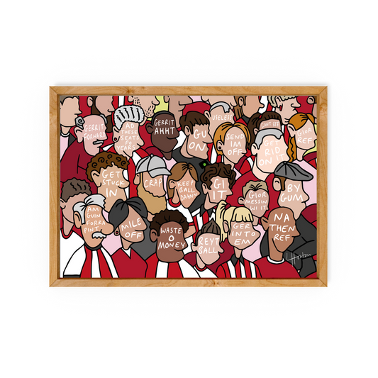 Blades - Best Fans Int World - Sheffield United Art Print - Luke Horton