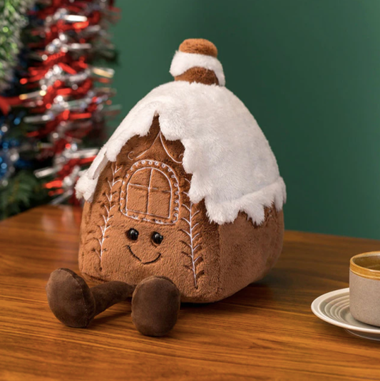 Christmas Decoration Cute Plush Toy: GINGERBREAD HOUSE