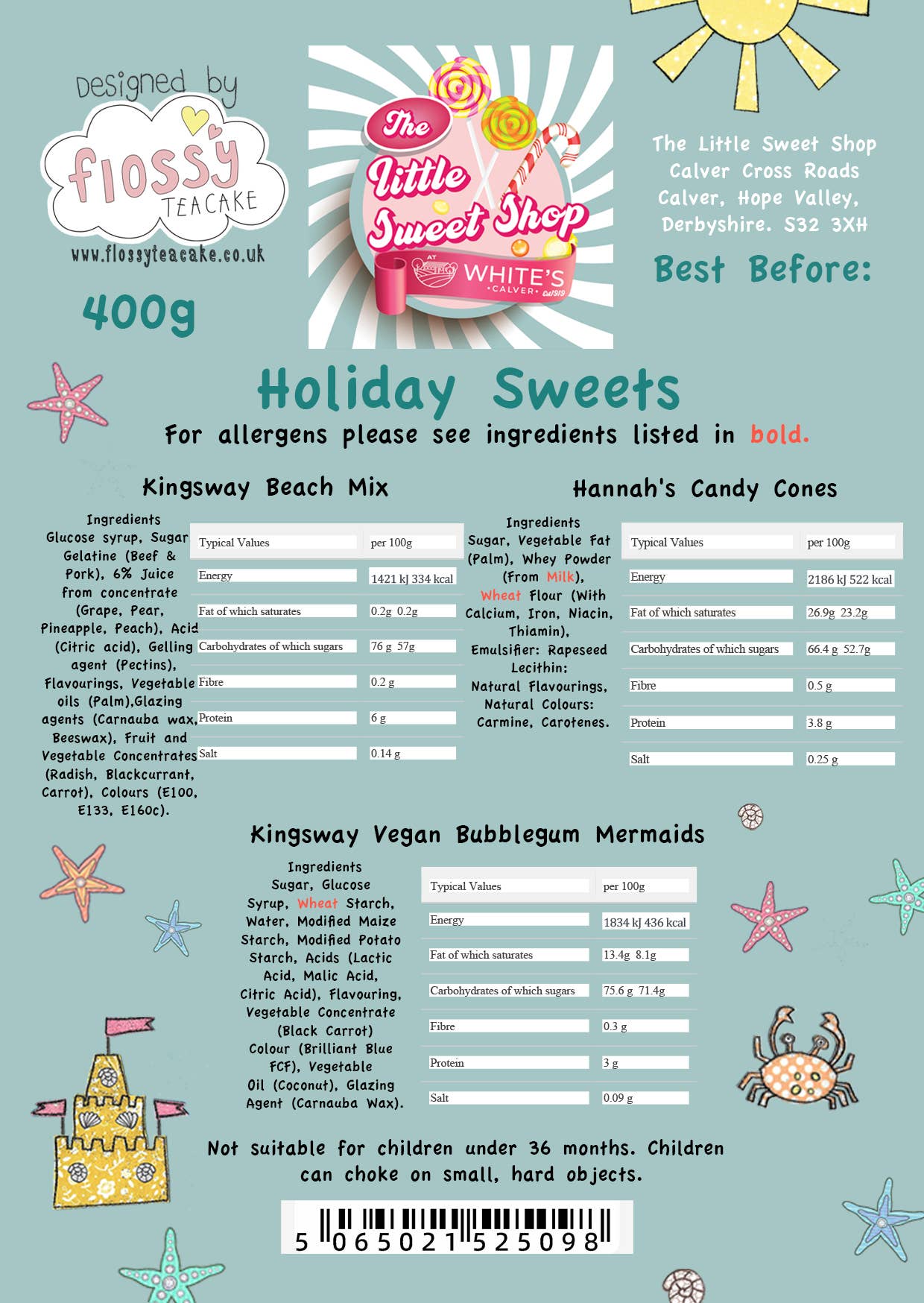 Holiday Sweet Bag 400g