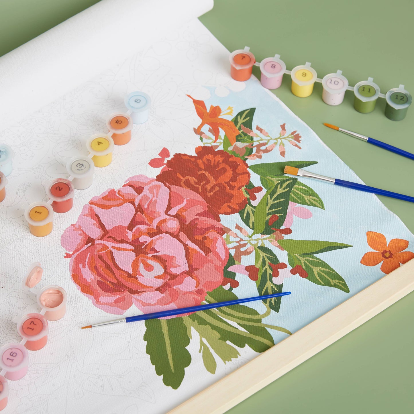 Royal Horticultural Society Paint By Number Kit Flower Bloom