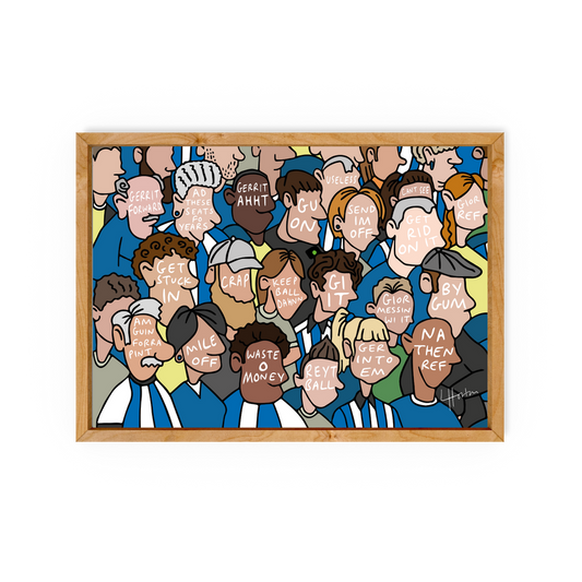 Owls - Best Fans Int World - Sheffield Wednesday Art Print - Luke Horton
