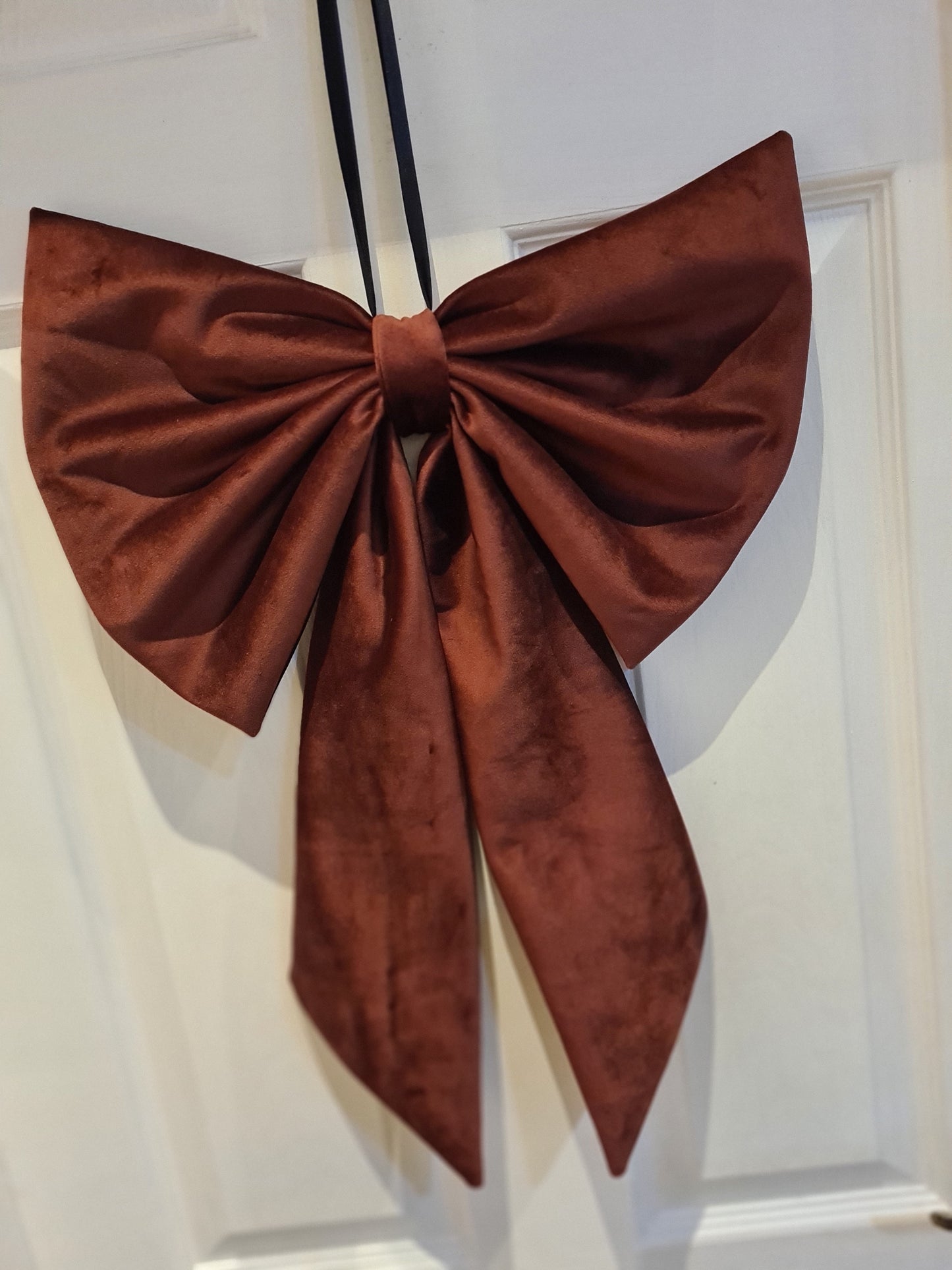 Large Handmade Velvet Bow