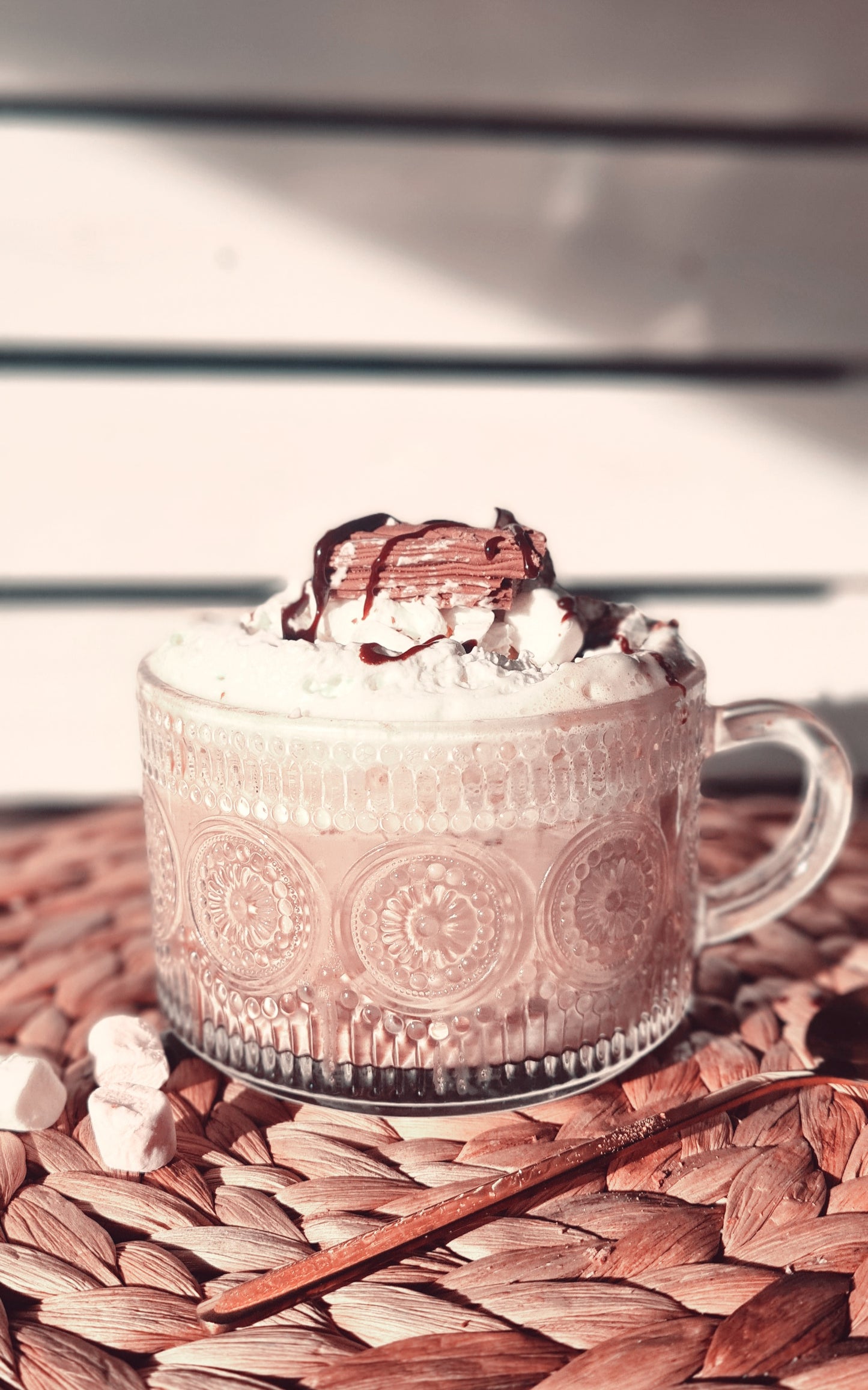 Glass Mug for hot drinks, overnight oats or cereal