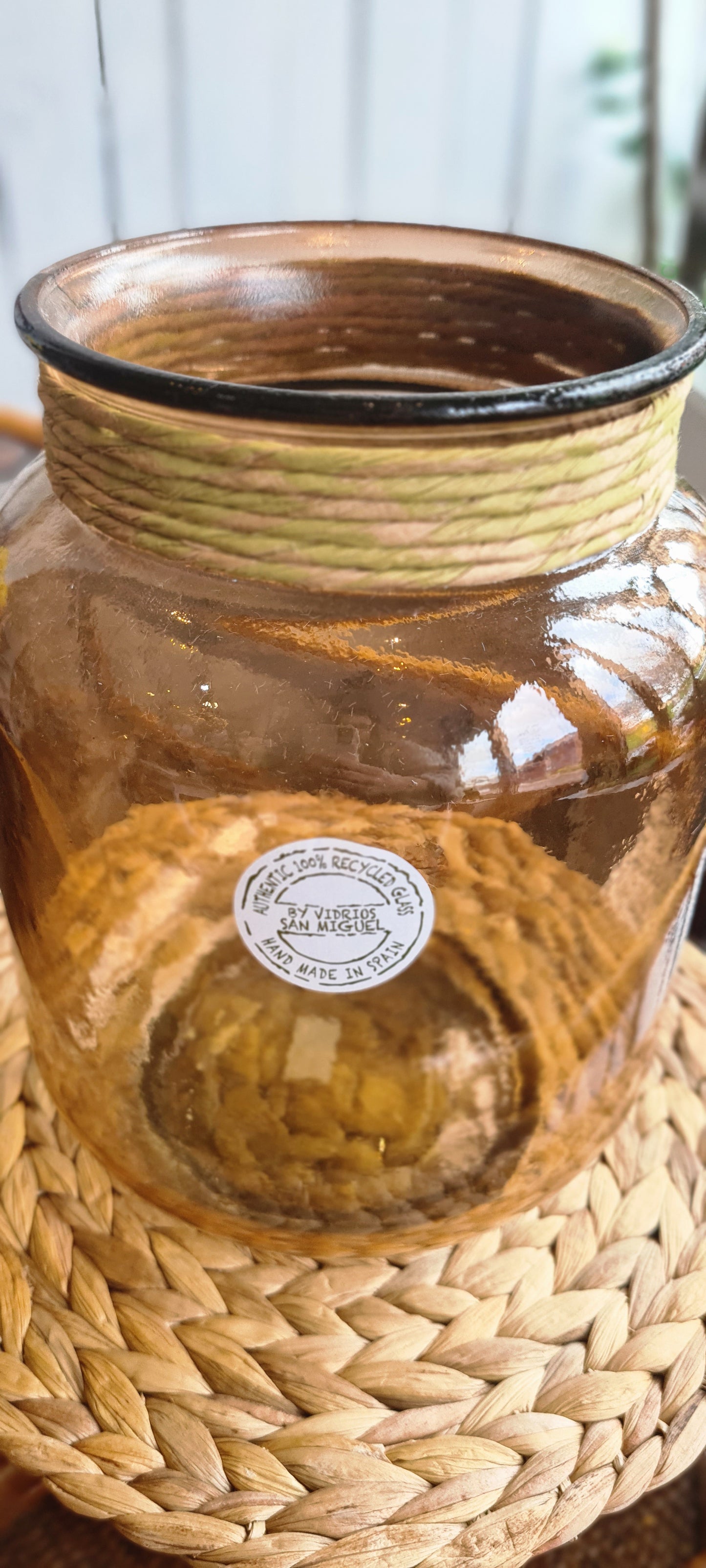 Recycled Glass Large Vase