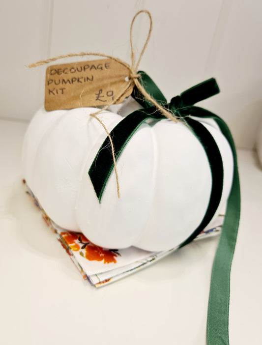 Decoupage Pumpkin Set