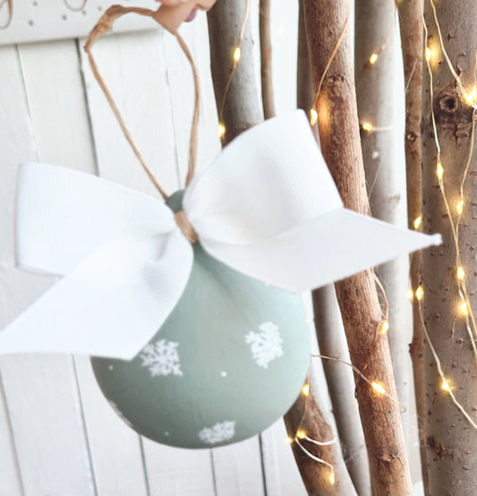 Hand Decorated Ceramic Bauble