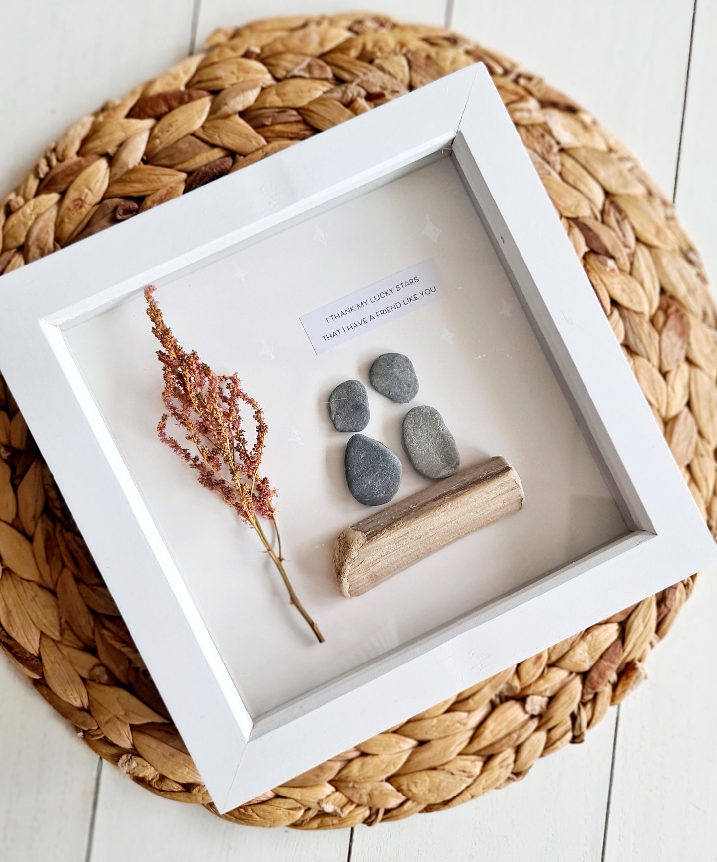 Handmade Pebble Picture