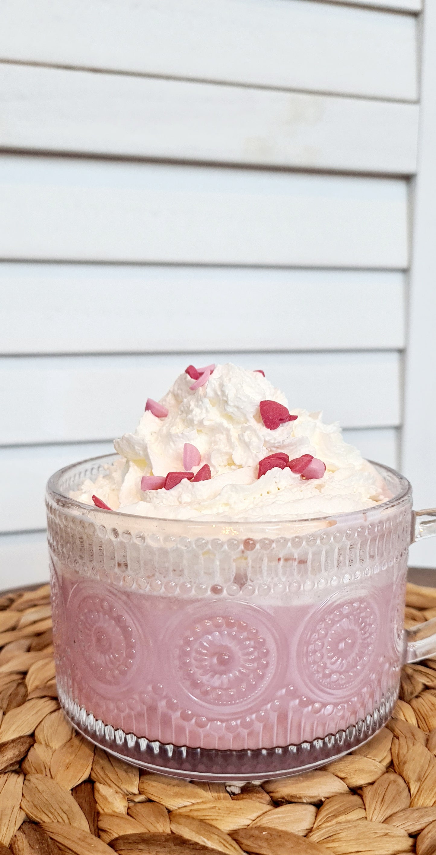 Glass Mug for hot drinks, overnight oats or cereal