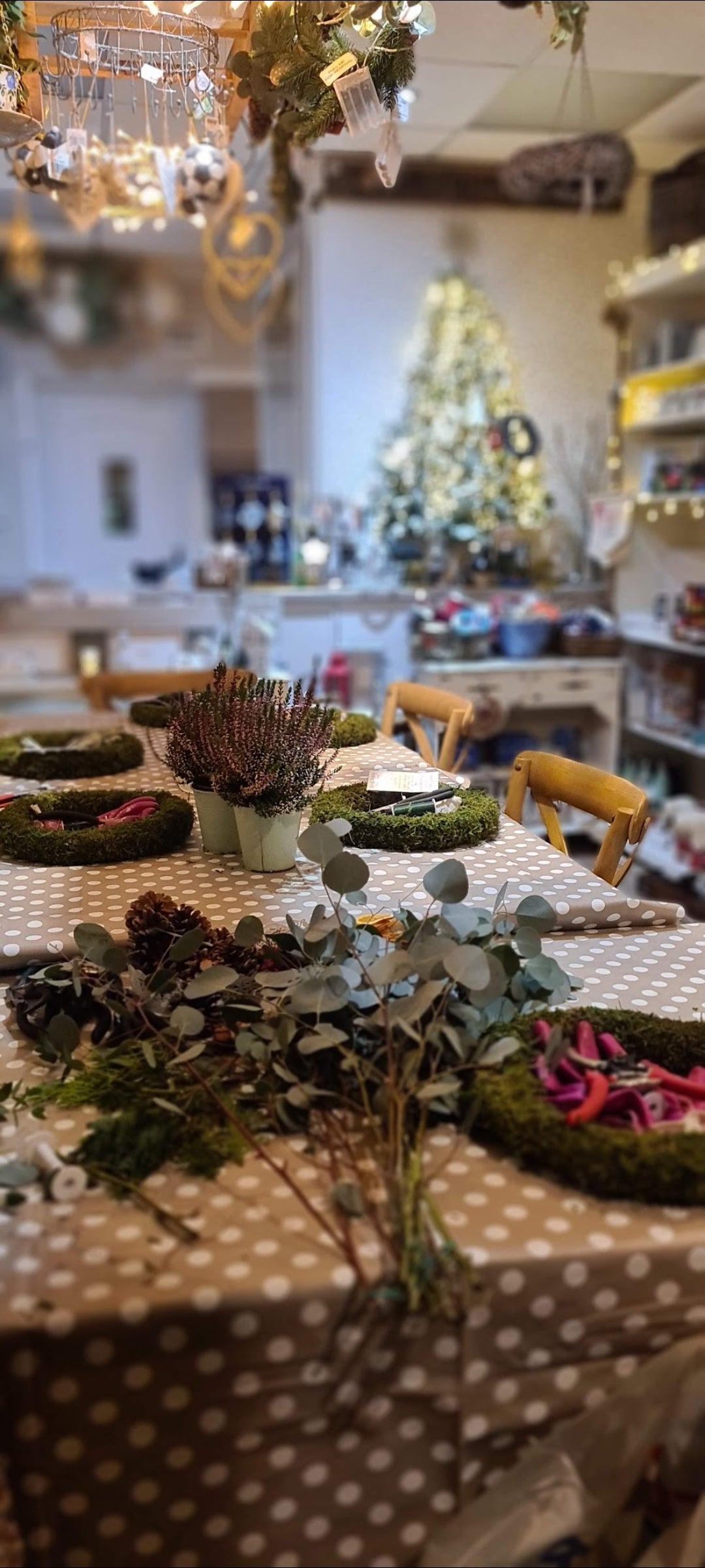 Wreath Making Workshop Monday 24.11.25 6-8pm *DEPOSIT ONLY* Please read description.