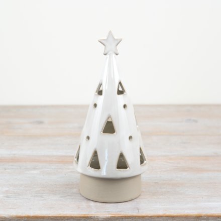 LED Christmas Tree w/ Star 23.5cm