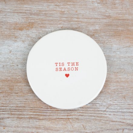 "Tis the Season" Ceramic Coaster