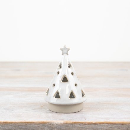 White LED Christmas Tree 12.5cm