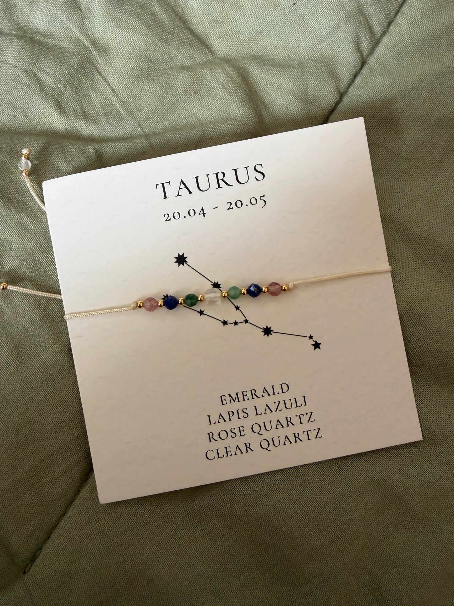 Star sign bracelets set of 12