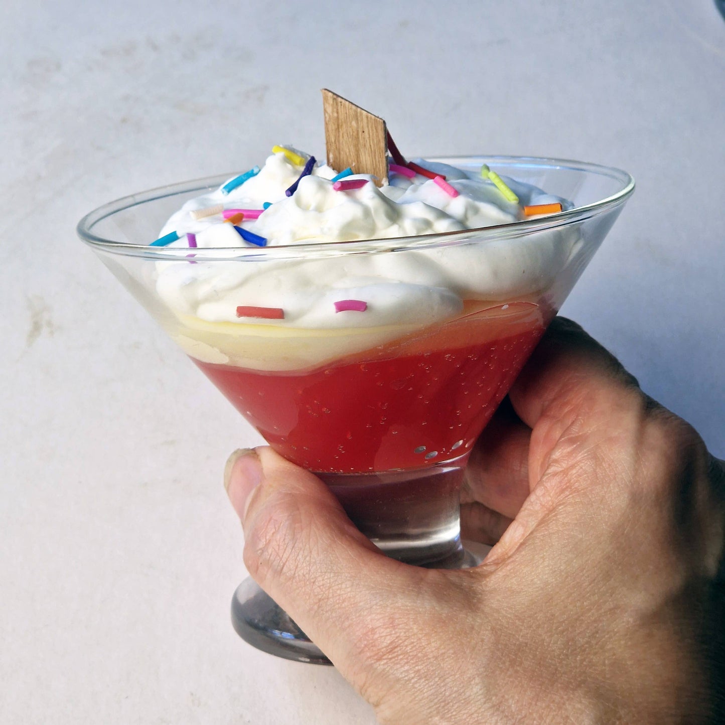 Trifle inspired Dessert Candle