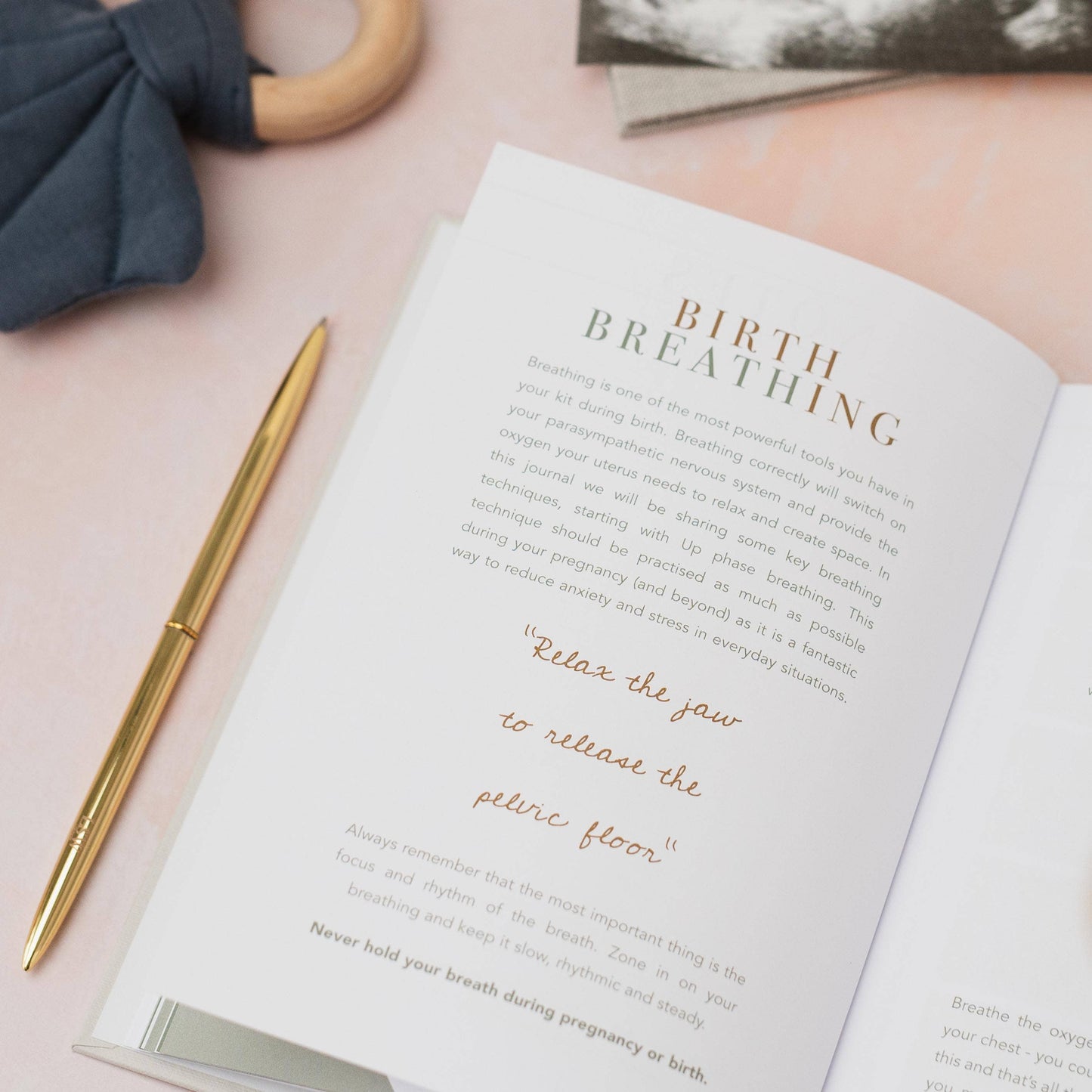 Mama Notes: Pregnancy Journal for Positive Birth - Mum Gifts