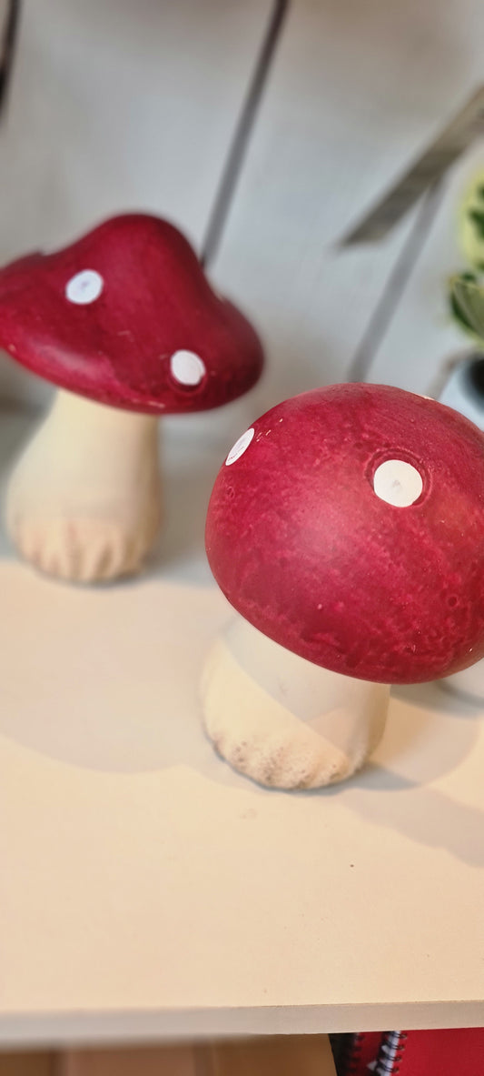 Toadstool Ceramic Display Item