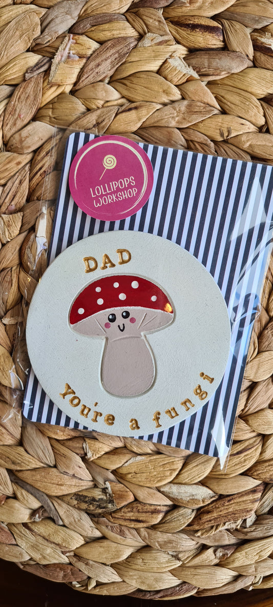 Mushroom Dad Coaster