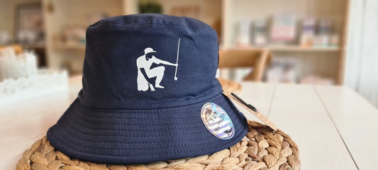 Navy Golfer Bucket Hat
