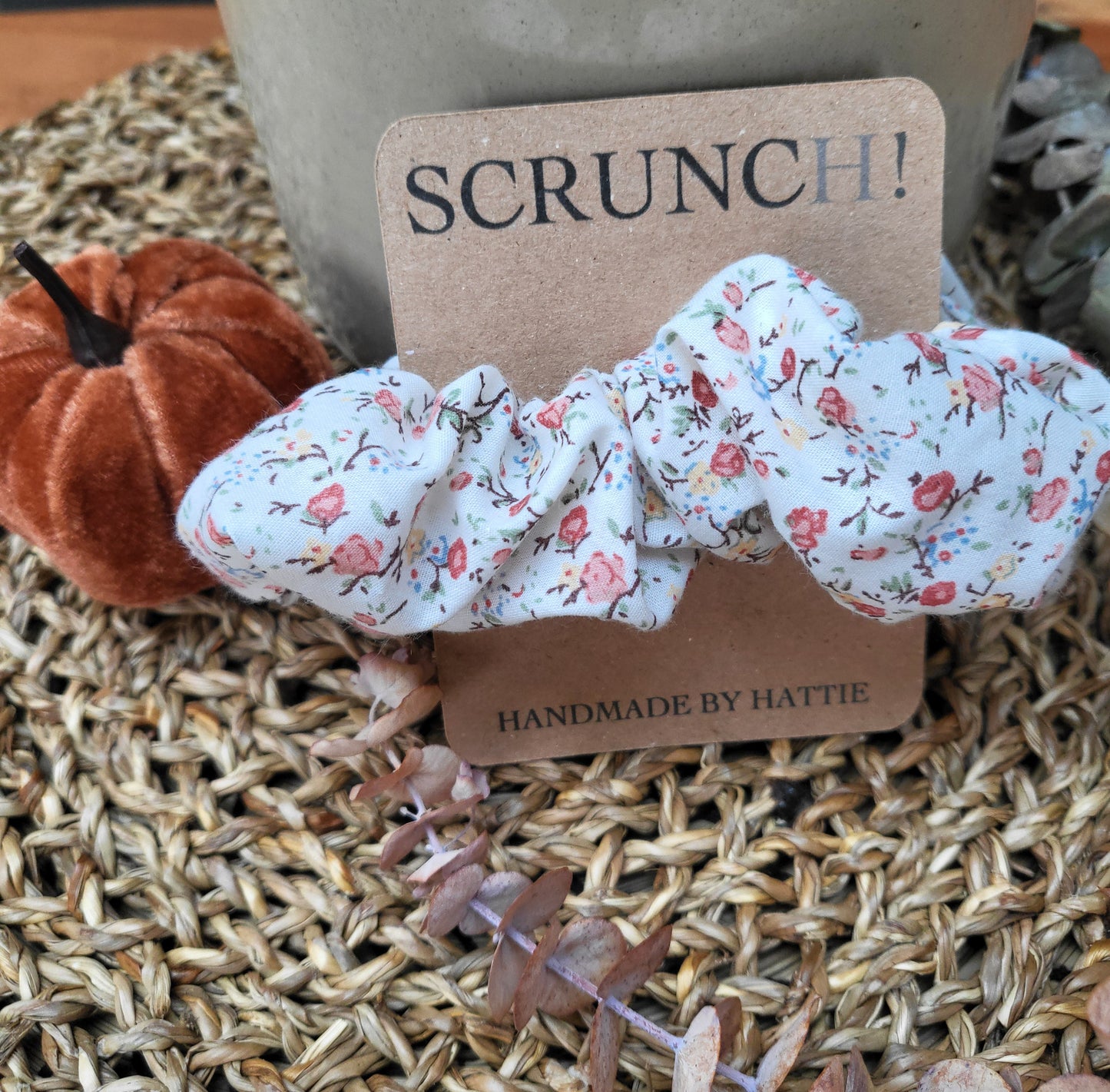 SCRUNCH! Autumn Floral Scrunchie