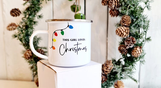 This Girl Loves Christmas boxed Mug