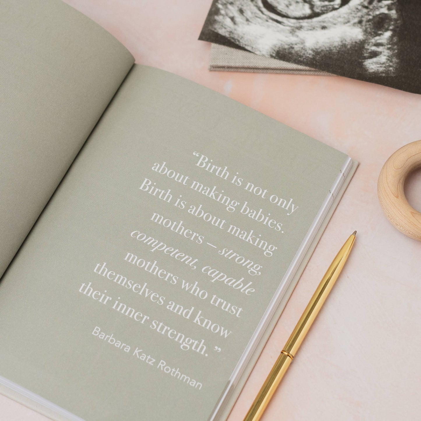 Mama Notes: Pregnancy Journal for Positive Birth - Mum Gifts