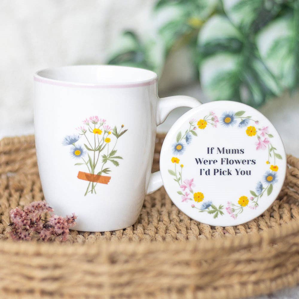 If Mums Were Flowers Mother's Day Mug & Coaster Set