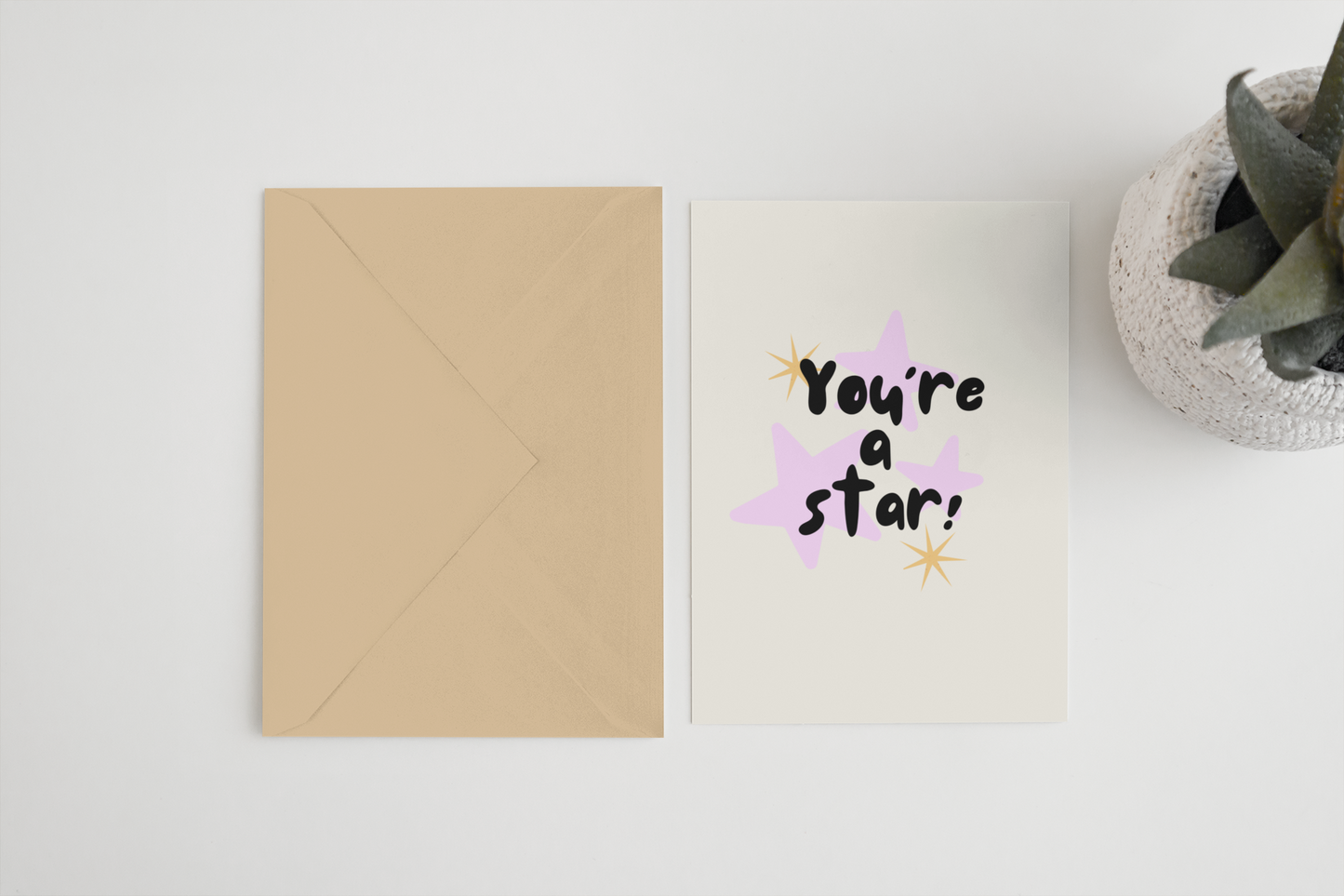 You’re a star A6 Card