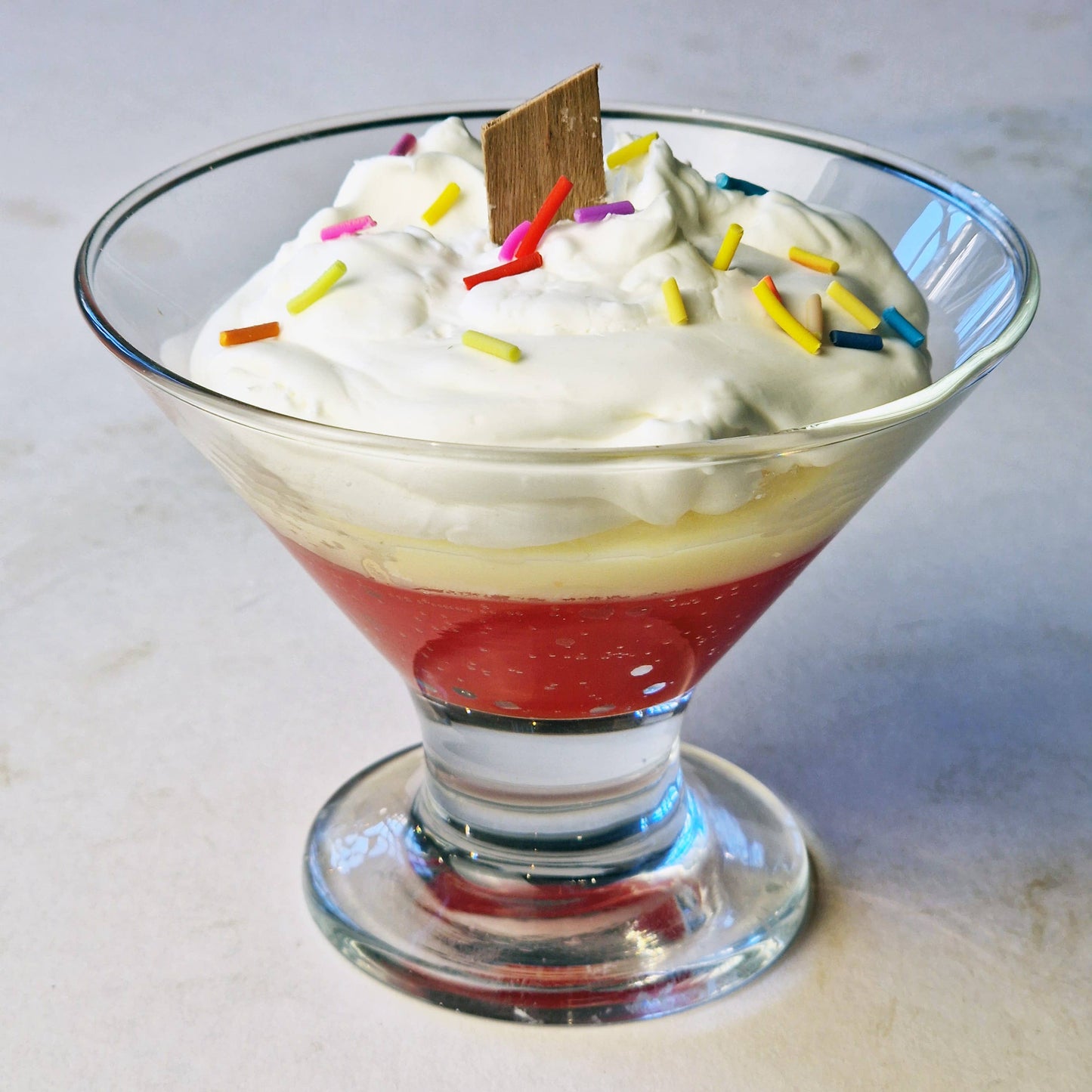 Trifle inspired Dessert Candle