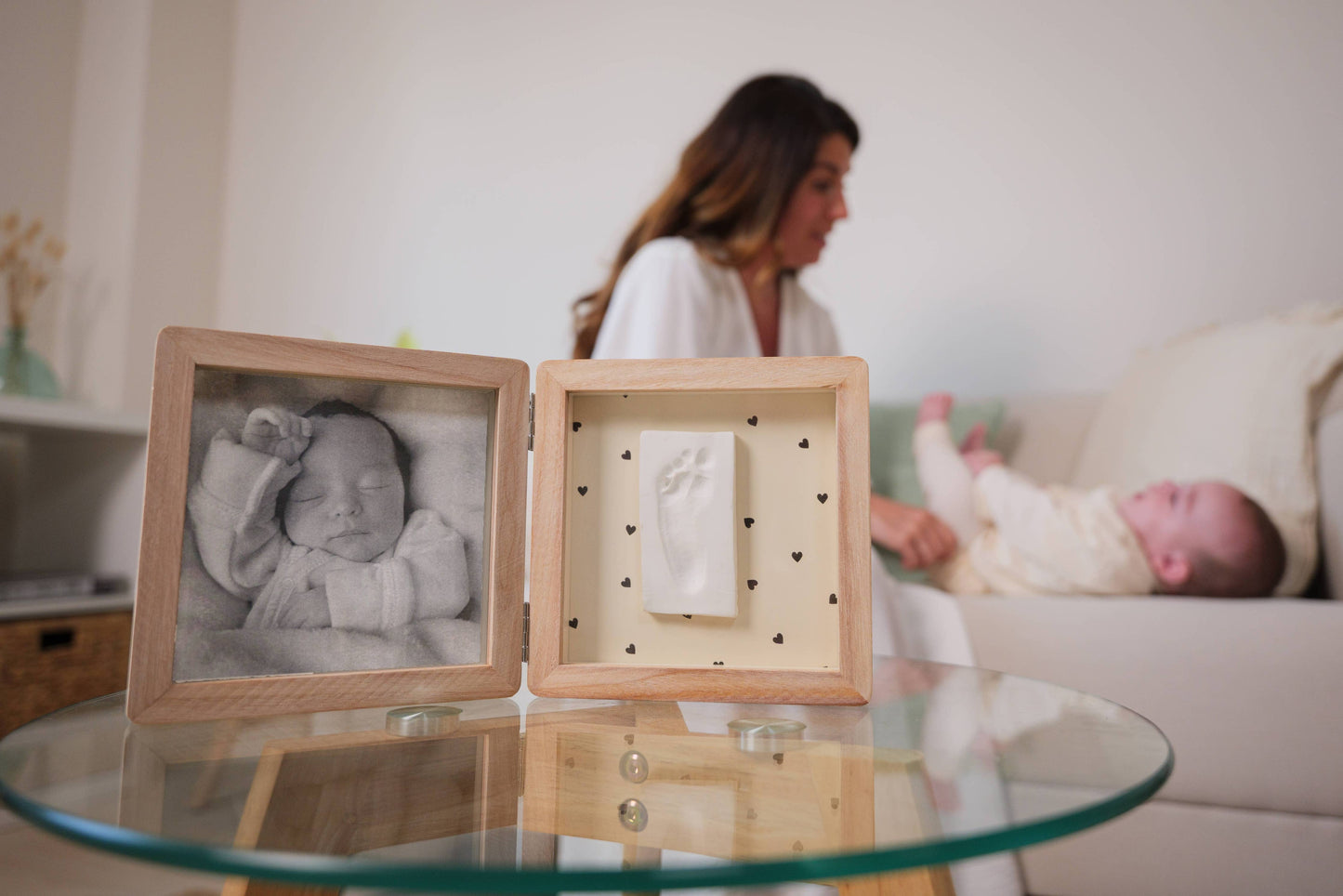 Petit Artichaut Double Frame - Pretty Hearts