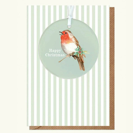 Unique Watercolour Christmas Card | Hanging Decoration | Christmas Keepsake | Festive Gift